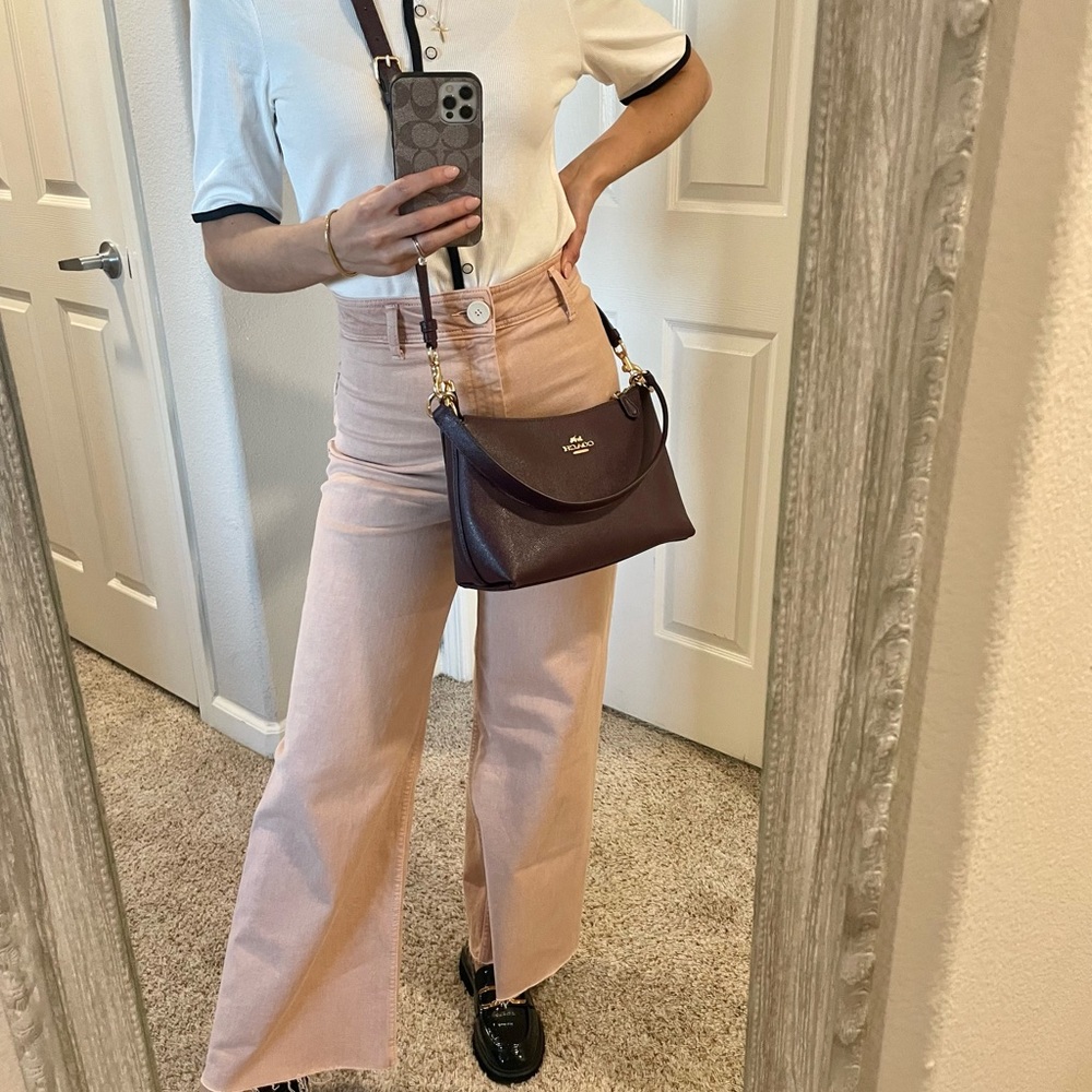 Coach dark red/burgundy bag